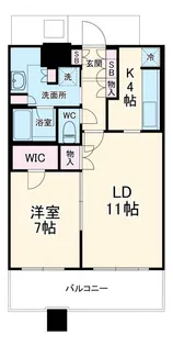 パークタワー横浜ステーションプレミア【18階】の間取り