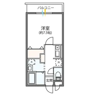 CREST SHINYA【3階】の間取り