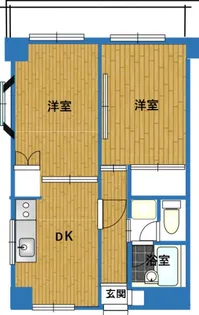 ロイヤル大和【6階】の間取り