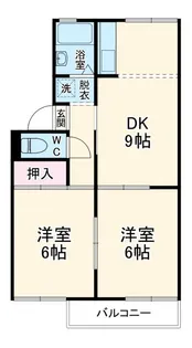 プレジール稲垣【1階】の間取り