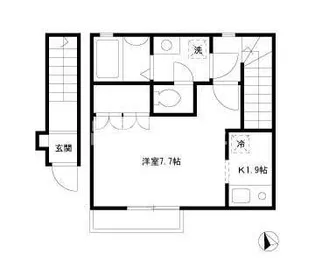 サクシード エフ・エフ・エフ【2階】の間取り