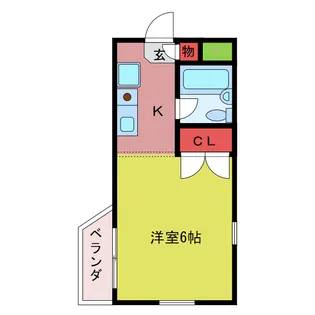 キャンパスビレッジ高坂【2階】の間取り