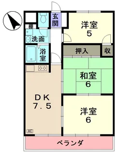 グランデール小泉【4階】の間取り