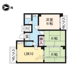 ステーションパレス京都【5階】の間取り