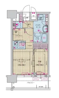 プレリス大阪西九条 CITY LINKS【12階】の間取り