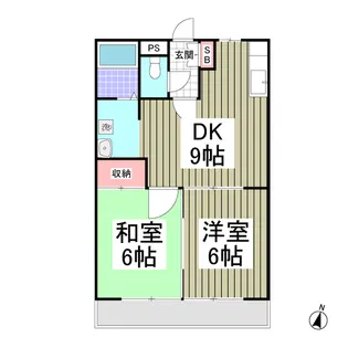 プレセランスアドニード【2階】の間取り