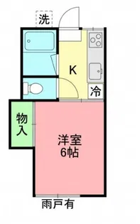 サニーハイツ【2階】の間取り