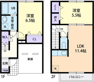 ガラージェの間取り