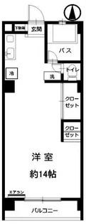 セザール三鷹【2階】の間取り