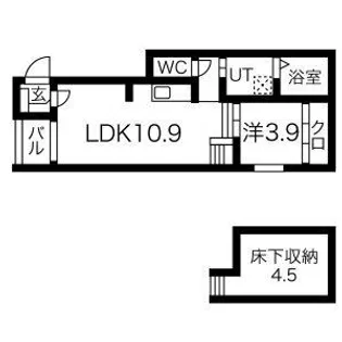 ラフィーネ大曽根【1階】の間取り
