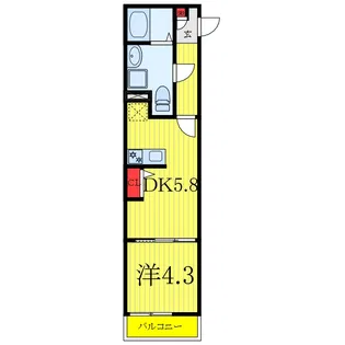 River Residence 中十条【4階】の間取り