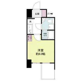 セレニテフラン新大阪【11階】の間取り