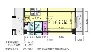 GRANVERDE大和町【5階】の間取り