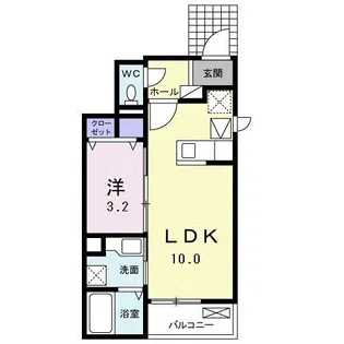 グレイスヒルズ III【1階】の間取り