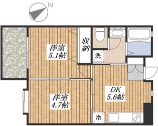 武蔵丘【1階】の間取り