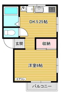 振興ハイツ【2階】の間取り