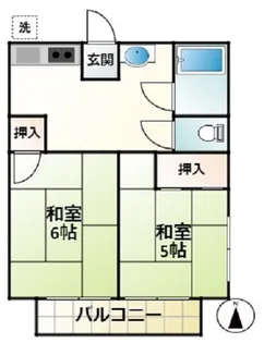 ベルハイツIII【2階】の間取り