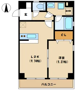 Prima SK 武蔵新城【2階】の間取り