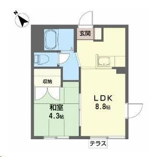 リオ・セレッソA棟【1階】の間取り