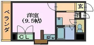 サクセス川原【3階】の間取り