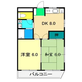 エスポアールおがわ【3階】の間取り