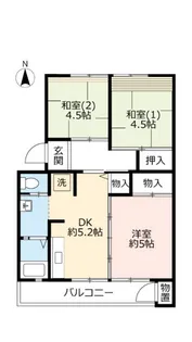 3DKの間取り画像