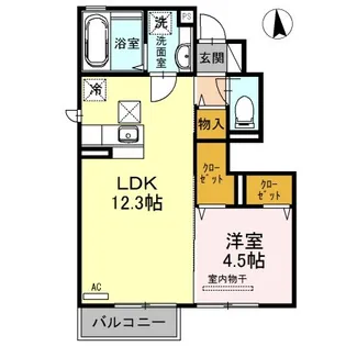 鹿児島県鹿児島市川上町【アパート】の間取り