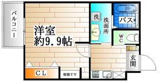 エヌエムサンカンテキャトフ A棟【3階】の間取り
