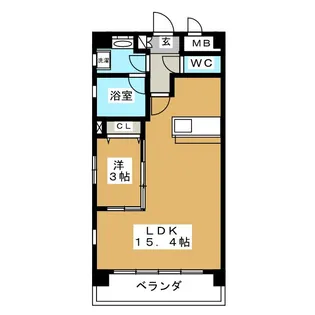 Felice Izumi【6階】の間取り