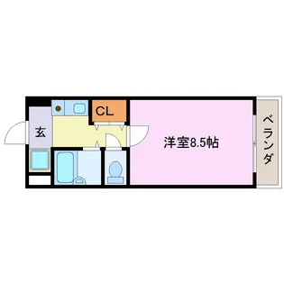 米市館【2階】の間取り