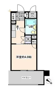 ライオンズマンション大和第5【3階】の間取り