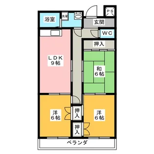パラサンピア I【7階】の間取り