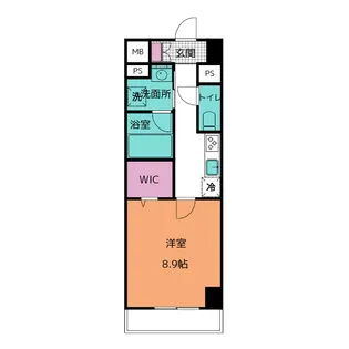 プロミネント アリオ【6階】の間取り