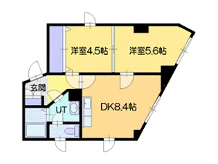 マンションカガヤ【2階】の間取り