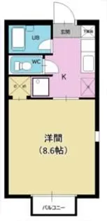 コーポジョセフィーヌ【1階】の間取り