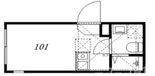 東京都江戸川区松島4【アパート】の間取り