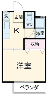 クレールO【2階】の間取り