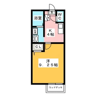 マハロハ湘南【1階】の間取り