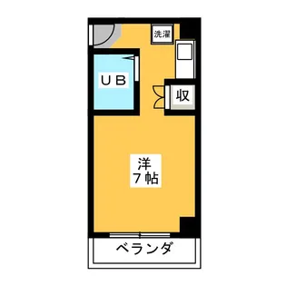 1Rの間取り画像