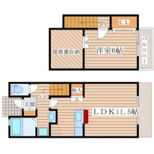 エクステージYAMATOII番館【1階】の間取り