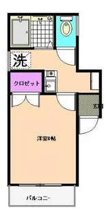 AZUMAハイツ【2階】の間取り