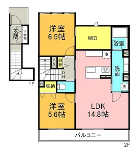 ShaMaison a loureII【2階】の間取り