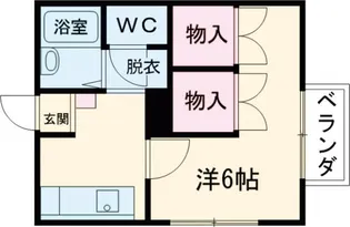 クレールタカハシ【2階】の間取り