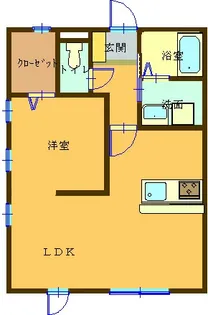 ルミナス【1階】の間取り