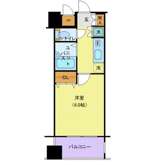 レジオス池袋EAST【8階】の間取り