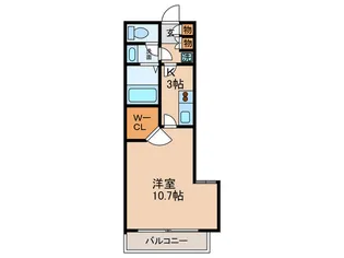 CITY SPIRE桜川IIの間取り