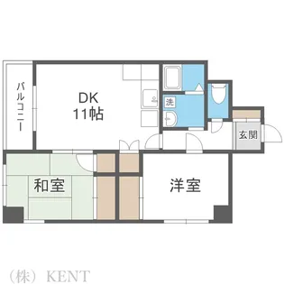 ニュークレスト【2階】の間取り