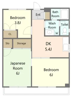 Sunbill【1階】の間取り