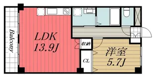 千葉県千葉市中央区千葉寺町【マンション】の間取り