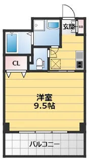 1Rの間取り画像